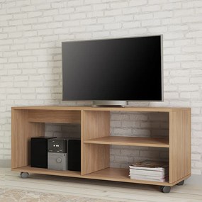 Έπιπλο τηλεόρασης μελαμίνης Sabrina Megapap χρώμα urban oak 120x40x47εκ.