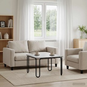 vidaXL Τραπεζάκι σαλονιού Γκρι Sonoma 100 x 100 x 45 cm