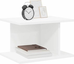 vidaXL Κομοδίνο 2 pcs Λευκό 40 x 30 x 25 εκ Επεξεργασμένο ξύλο