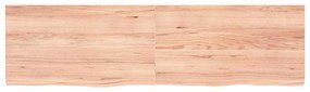vidaXL Επιφ Τραπεζιού Αν Καφέ 180x50x(2-4)εκ. Επεξ. Μασίφ Ξύλο Δρυός