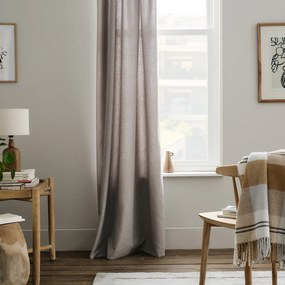 Κουρτίνα Με Τρουκς Isolde Elephant Grey 140x280 - Gofis Home 460/15