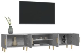 vidaXL Έπιπλο Τηλεόρασης Γκρι Σκυρ. 180x31,5x40 εκ. Επεξ. Ξύλο