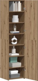 vidaXL Highboard Artisan Oak 45 x 42,5 x 185 εκ.
