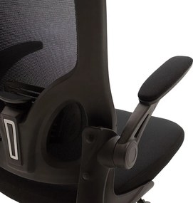 Καρέκλα γραφείου διευθυντή Ergoline pakoworld ύφασμα mesh μαύρο