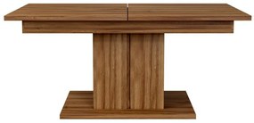 Πολυμορφικό τραπέζι σαλονιού Orlando N110, April δρυς, 52x68x114cm, Πλαστικοποιημένη μοριοσανίδα, Γωνιακό | Epipla1.gr