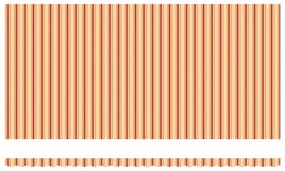 vidaXL Σκηνίτσα Αναδιπλούμενη Κίτρινο και Πορτοκαλί 600 x 300 εκ
