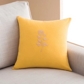Μαξιλαροθήκη Διακοσμητική Yolanthe 484/ 10 Sun Yellow Gofis Home 43X43 100% Cotton