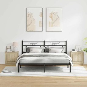 vidaXL Κομοδίνο 2 τμχ. Δρύς Sonoma 44 x 34,5 x 45 εκ