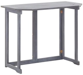vidaXL Τραπέζι Μπαλκονιού Πτυσσόμενο 90x50x74 εκ. Μασίφ Ξύλο Ακακίας