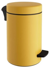 Καλάθι Απορριμμάτων 10lt-Φ20x37εκ. Soft Close Ανοξείδωτο Matte Yellow Pam &amp; Co 2037-603
