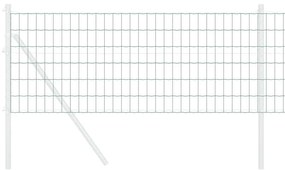 vidaXL Φράχτης Εuro Πράσινο 0.8 x 25 m Σίδηρος με επικάλυψη PVC