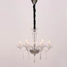 Πολυέλαιος Οροφής Aca Violet BLK80286PCC Chrome