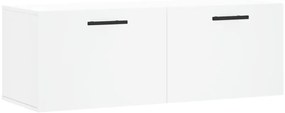 vidaXL Ντουλάπι Τοίχου Λευκό 100x36,5x35 εκ. από Επεξεργασμένο Ξύλο