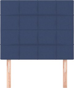 vidaXL Κεφαλάρι Μπλε 90x5x118/128 εκ. Ύφασμα