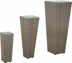 vidaXL Σετ Υπαίθριας Χρήσης 3 pcs Μέταλλο