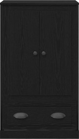 vidaXL Highboard Μαύρη Οξυά 60 x 35,5 x 103,5 εκ. Επεξεργασμένο Ξύλο