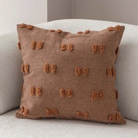 Μαξιλαροθήκη Διακοσμητική Tuffet 881PCR1620 Brown Aberto Design 43X43 Πολυέστερ