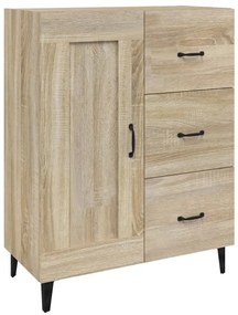 vidaXL Ντουλάπι Sonoma Δρυς 69,5 x 34 x 90 εκ. από Επεξεργασμένο Ξύλο