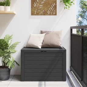 vidaXL Μπαούλο Αποθήκευσης Κήπου Ανθρακί 78 x 44 x 55 εκ.