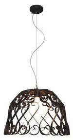 Κρεμαστό Φωτιστικό Οροφής 1xE27 Vintage Φ50cm Lewis Homelighting -77-4003-Λευκό 77-4003