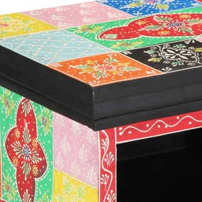 vidaXL Τηλεοπτική Κονσόλα Τοίχου Πολύχρωμη 100x30x22cm Κατασκευασμένη από Ξύλο
