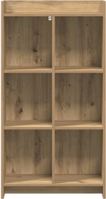 vidaXL Βιβλιοθήκη 6 επιπέδων 59 x 30 x 111 εκ Επεξεργασμένο Ξύλο