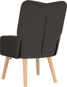 vidaXL Πολυθρόνα Σκούρο Γκρι 63 x 67 x 94 εκ.