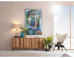 Μπουφές Concertina Nature 186x40x74εκ. - Καφέ