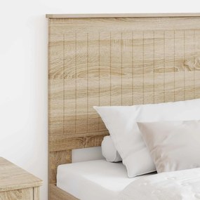 vidaXL Κεφαλάρι με κεφαλάρι Δρύς Sonoma 90 cm Επεξεργασμένο ξύλο