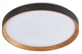 Πλαφονιέρα Φωτιστικό Οροφής LED 36W CCT Μέταλλο Sunlight ROBLE-500-B Μαύρο