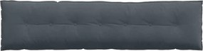 vidaXL Μαξιλάρι Πλάτης Σκούρο Γκρι 200 x 50 x 19 cm
