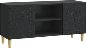 vidaXL Ντουλάπι TV 102 x 34,5 x 50 εκ. Μαύρο Επεξεργασμένο Ξύλο