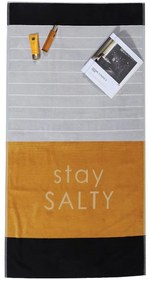 Πετσέτα Θαλάσσης Stronger Yellow Nef-Nef Θαλάσσης 80x160cm 100% Cotton