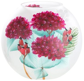Βάζο ArteLibre Φθινοπωρινά Λουλούδια Πολύχρωμο Γυαλί 16cm