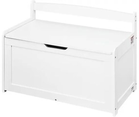 VEVOR Kids Toy Storage Bench Wooden Toy Box Chest 32.68 x 17.91 x 24.02&quot; White