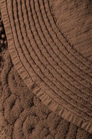 Bathmat Set (2 Pieces) Piante Oval - Brown Multicolor