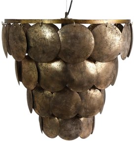 Φωτιστικό Κρεμαστό ArteLibre Καφέ Μέταλλο 54.5x54.5x52.5cm-05150819