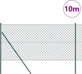 vidaXL Φράχτης Συρμάτινου Φράχτη 10 x 1,5 μ (Π x Υ)