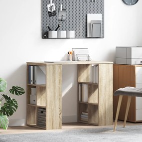vidaXL Γωνιακό Γραφείο Sonoma oak MDF Μεσαίο Γωνιακό γραφείο Sonoma Oak