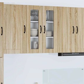 vidaXL Ραφιέρα τοίχου LUCCA Sonoma Δρυς 60 x 31 x 80 εκ.