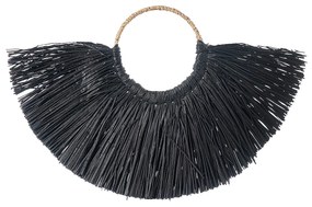 Wall decor S Line 50cm από άχυρο S1789-0071