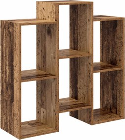 vidaXL Πλαϊνό γραφείο Παλιό ξύλο 90 x 30 x 90 cm