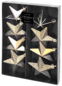 Χριστουγεννιάτικα Στολίδια (Σετ 8τμχ) K-M Gold CAN210200