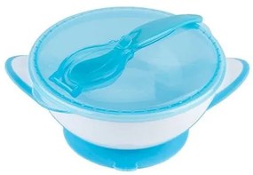 Δοχείο αποθήκευσης και μεταφοράς με κουτάλι Μπλε Babyono