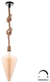 ΛΑΜΠΤΗΡΑΣ JHD-DHP-190 LED FILAMENT 8W E27 3000K GOLD COLOR DIMMABLE HM4054.02