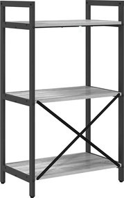 vidaXL Ράφι Βιβλίων 3 επιπέδων 56 x 34 x 96 εκ Επεξεργασμένο Ξύλο