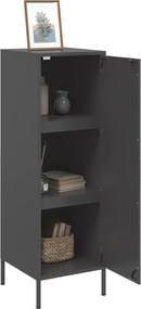 vidaXL Ντουλάπι Μαύρο 36x39x113 εκ. από Ατσάλι