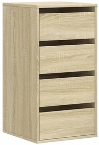 vidaXL Συρταριέρα Sonoma Δρυς 40x41x76 εκ. από Επεξεργ. Ξύλο