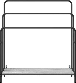 vidaXL Ράφι Ρούχων με ράφι Γκρίζο Σονομα 90 x 30 x 100,5 εκ.