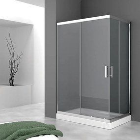 Orabella Stardust Easy Fix Clear Cromo Nano 190h - Παραλληλόγραμμη Καμπίνα - 80x110